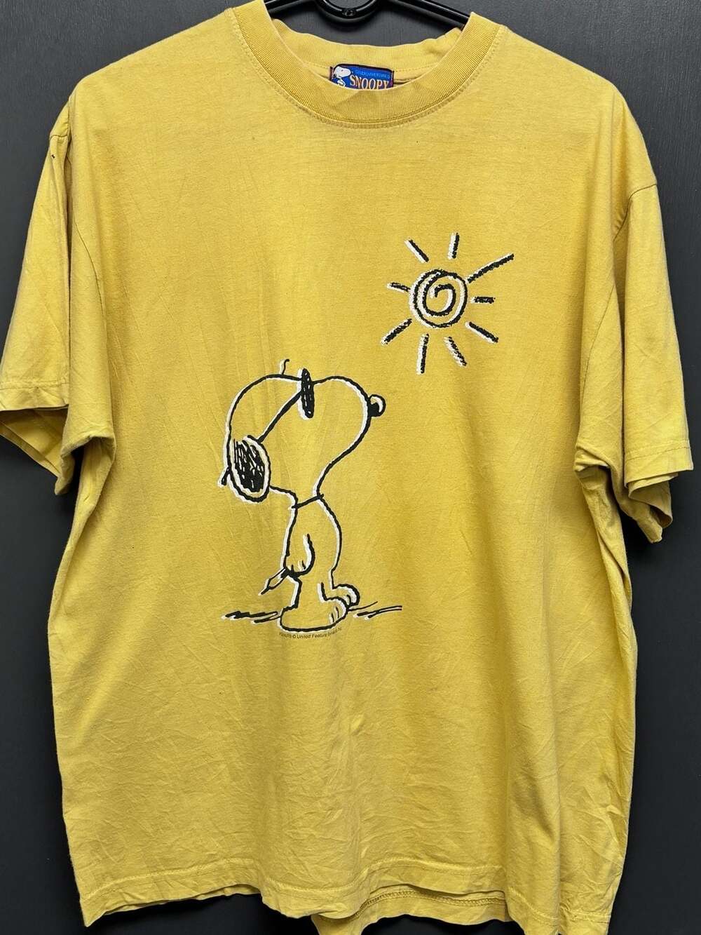 Studio Aventures Snoopy Peanuts Graphic T-Shirt Yellow